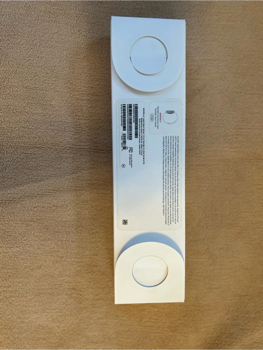 Apple Series 7 41mm Watch with Silicone Apple Watch Band